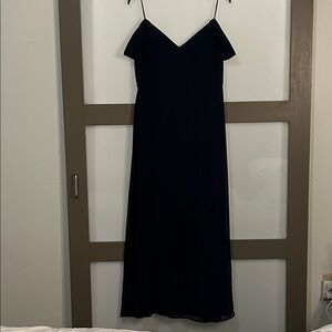 Bill Levkoff Midnight Blue Gown